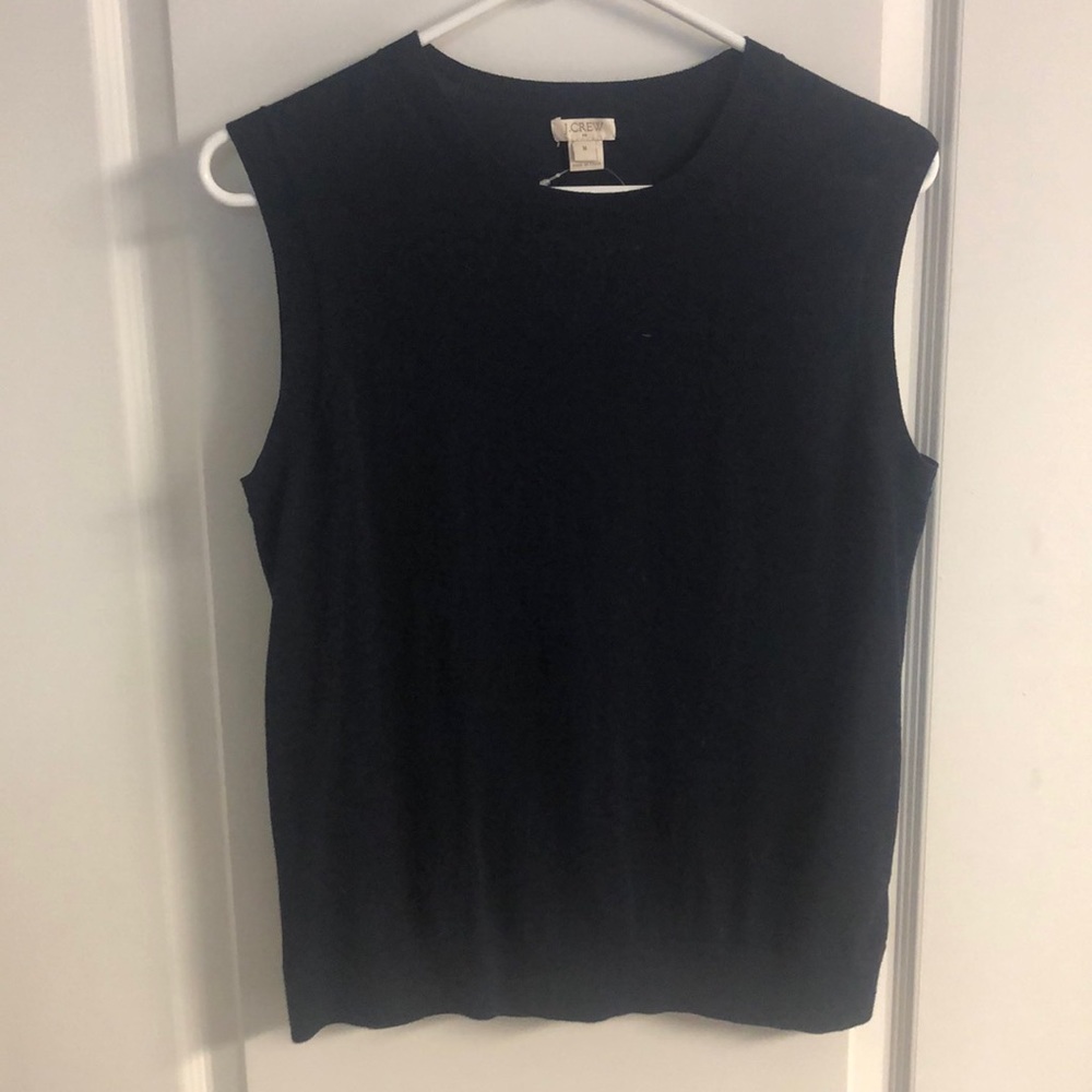 NWT Navy J. Crew Sweater Vest